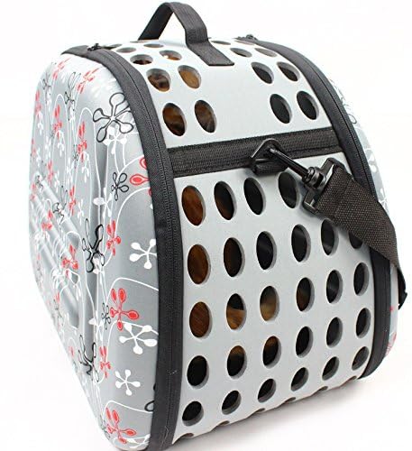 Petall pet carrier with sturdy hard top and bottom board for stability.