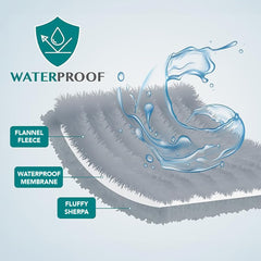 PetAmi 460 GSM microfiber fabric protects upholstery from fur and spills.