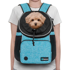PetAmi adjustable shoulder straps with extra padding for comfortable long walks.