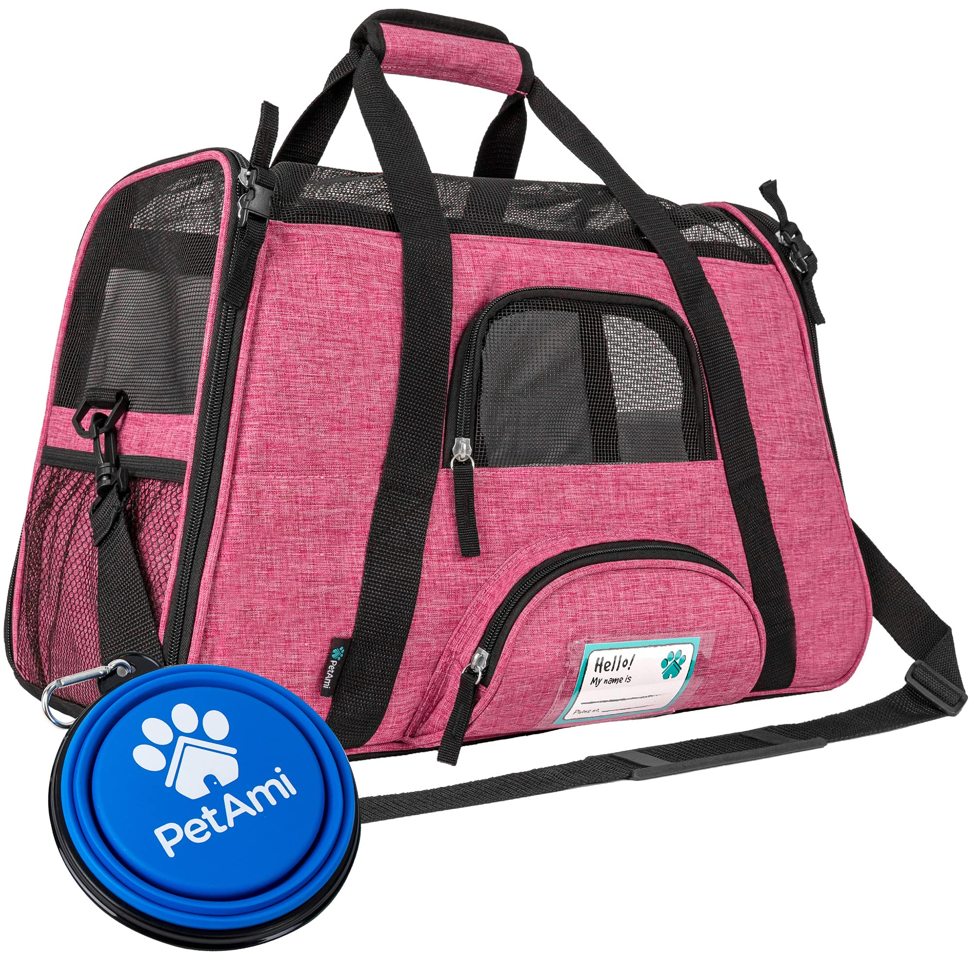 PetAmi airline-approved pet carrier fits under airplane seats for easy travel
