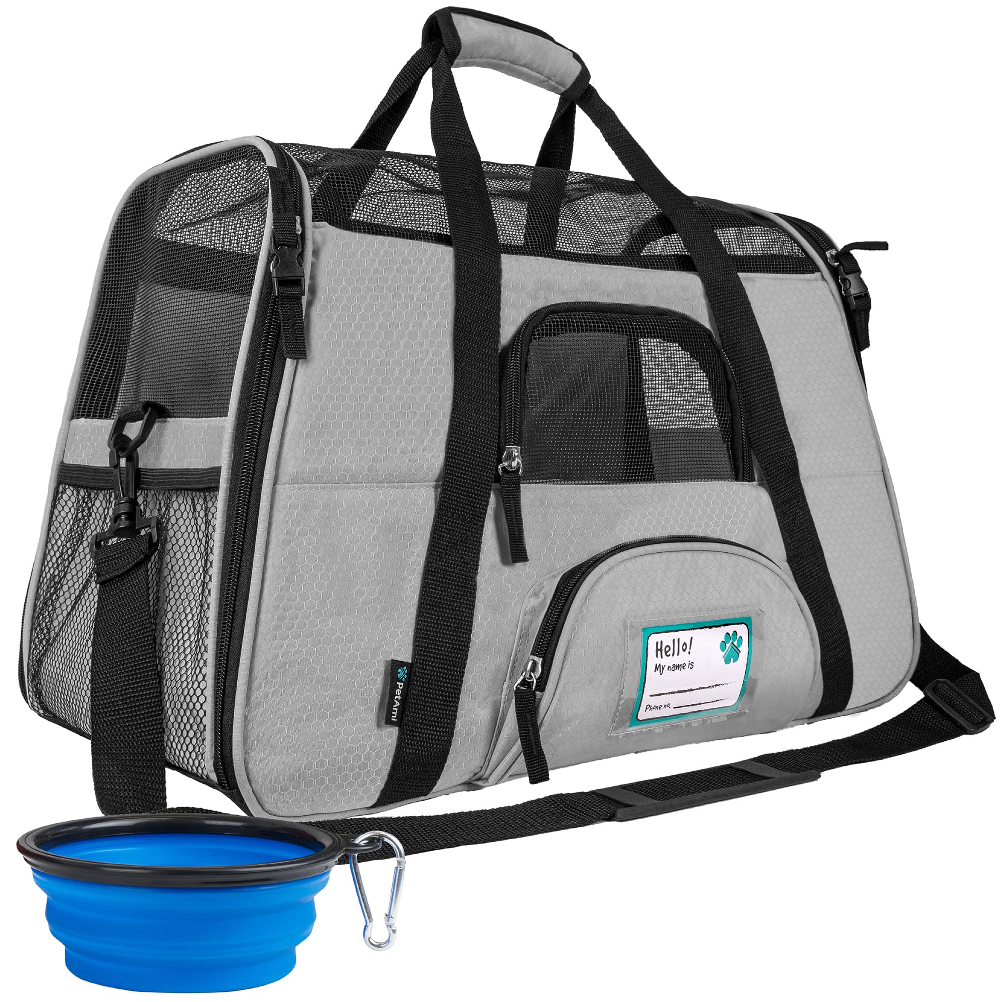 PetAmi airline-approved carrier under-seat for stress-free in-cabin travel