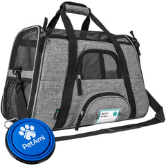 PetAmi airline-approved pet carrier under-seat for compact travel comfort