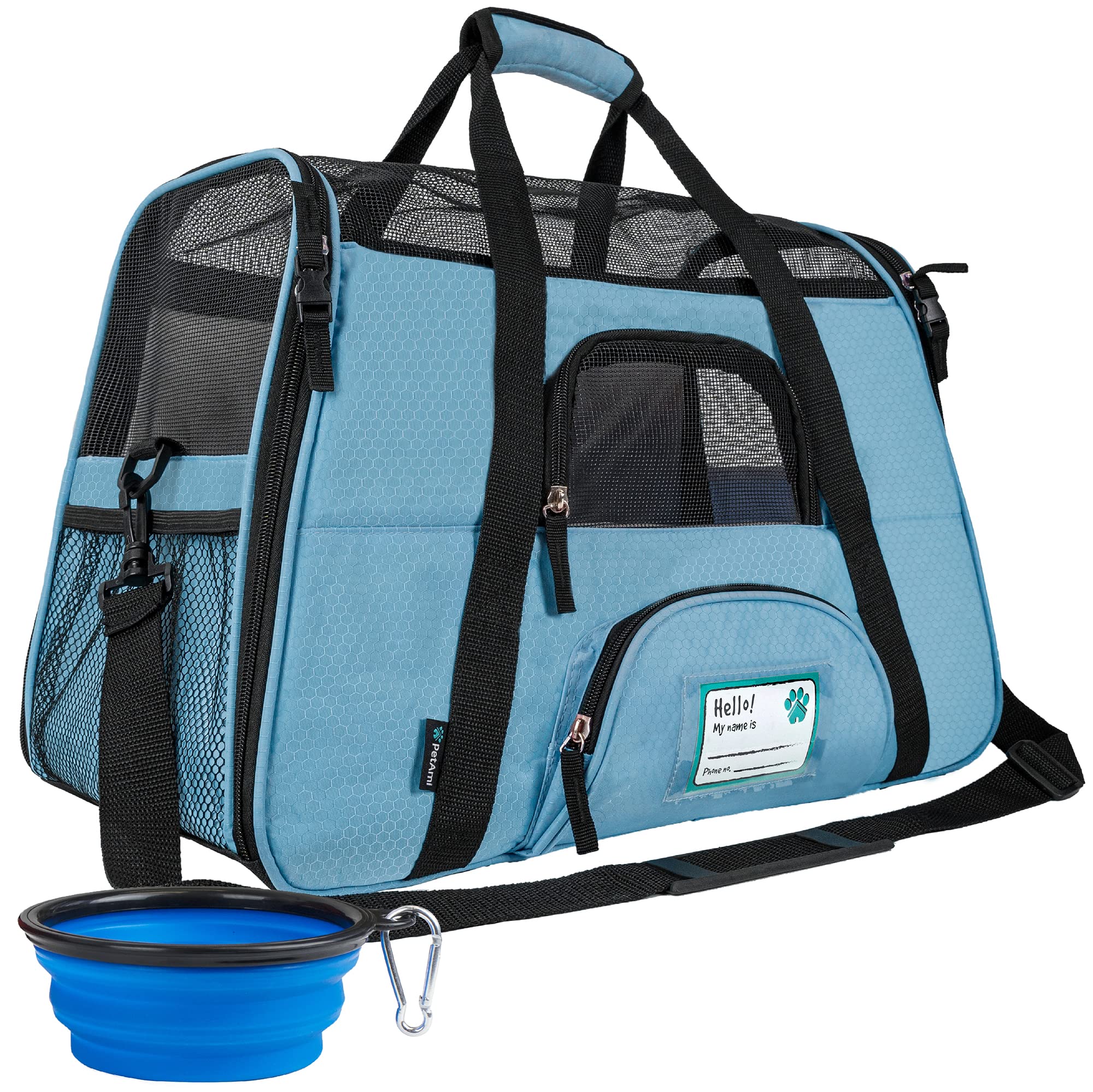 PetAmi airline-approved pet carrier under-seat for convenient in-cabin travel