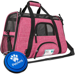 PetAmi airline-approved pet carrier fits under airplane seats for easy travel