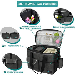 PetAmi airline approved travel bag fits under most aircraft seats.