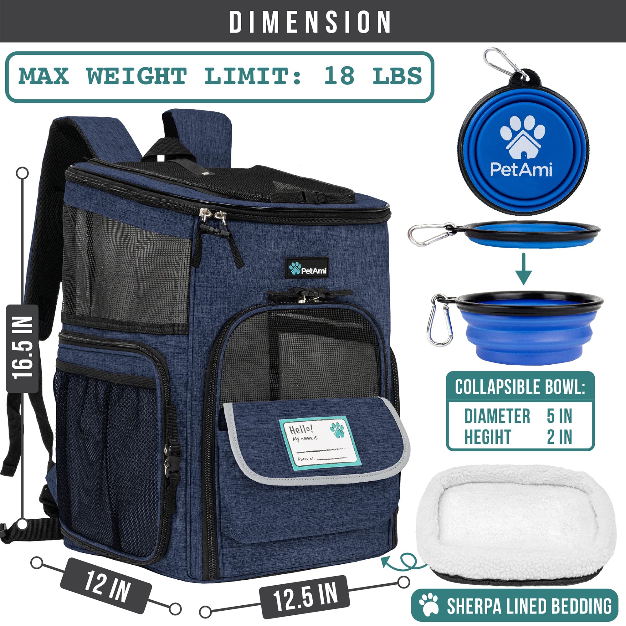 PetAmi airline-approved design supports smooth boarding when traveling with small pets