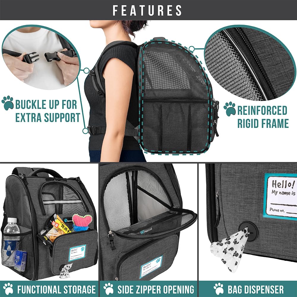 PetAmi reinforced-structure with safety buckle keeps your pet secure