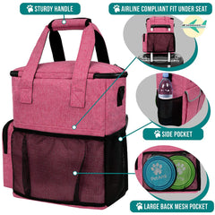 PetAmi collapsible bowls compact storage for travel meals