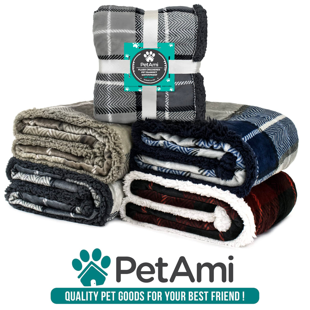 PetAmi compact easy care blanket folds for storage and travel