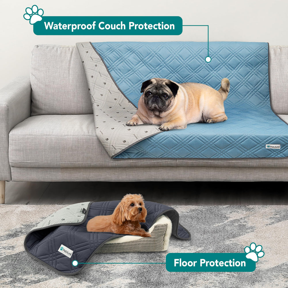 PetAmi crate liner cooling pad for travel and crate comfort