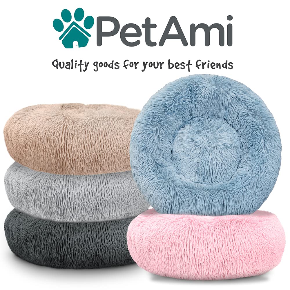 PetAmi cuddler round bed offers a compact, welcoming resting spot.