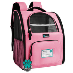 PetAmi dog backpack carrier side view showing roomy interior for comfortable hikes
