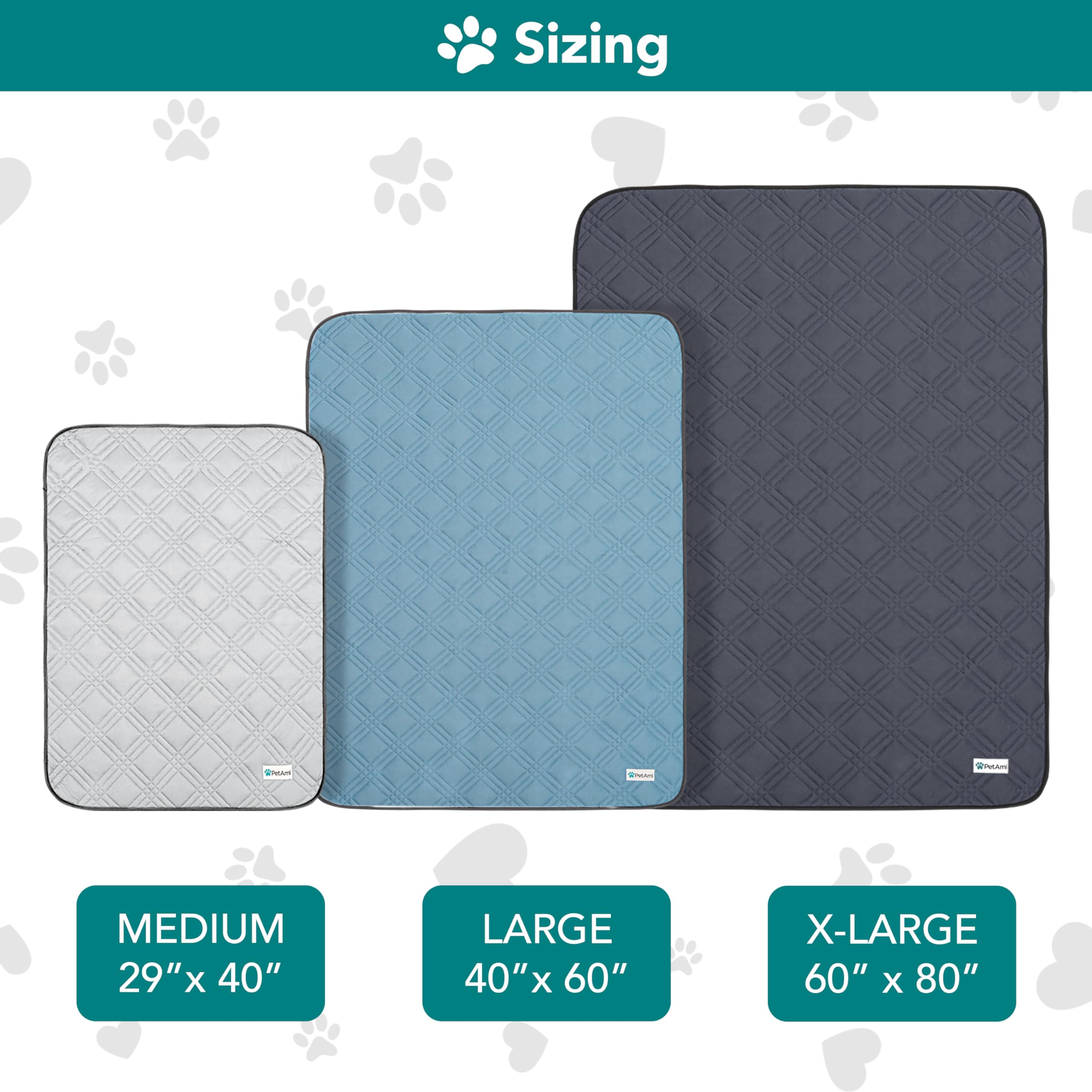 PetAmi dog bed sheet cooling blanket for versatile indoor use