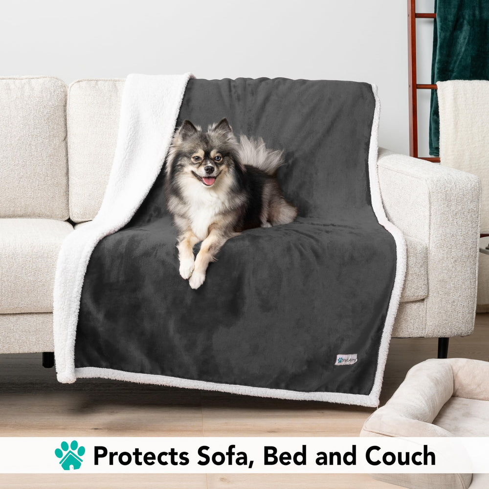PetAmi dog blanket couch protection guards furniture from hair and spills