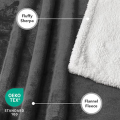 PetAmi dog blanket reversible design shows dual textures for versatile protection