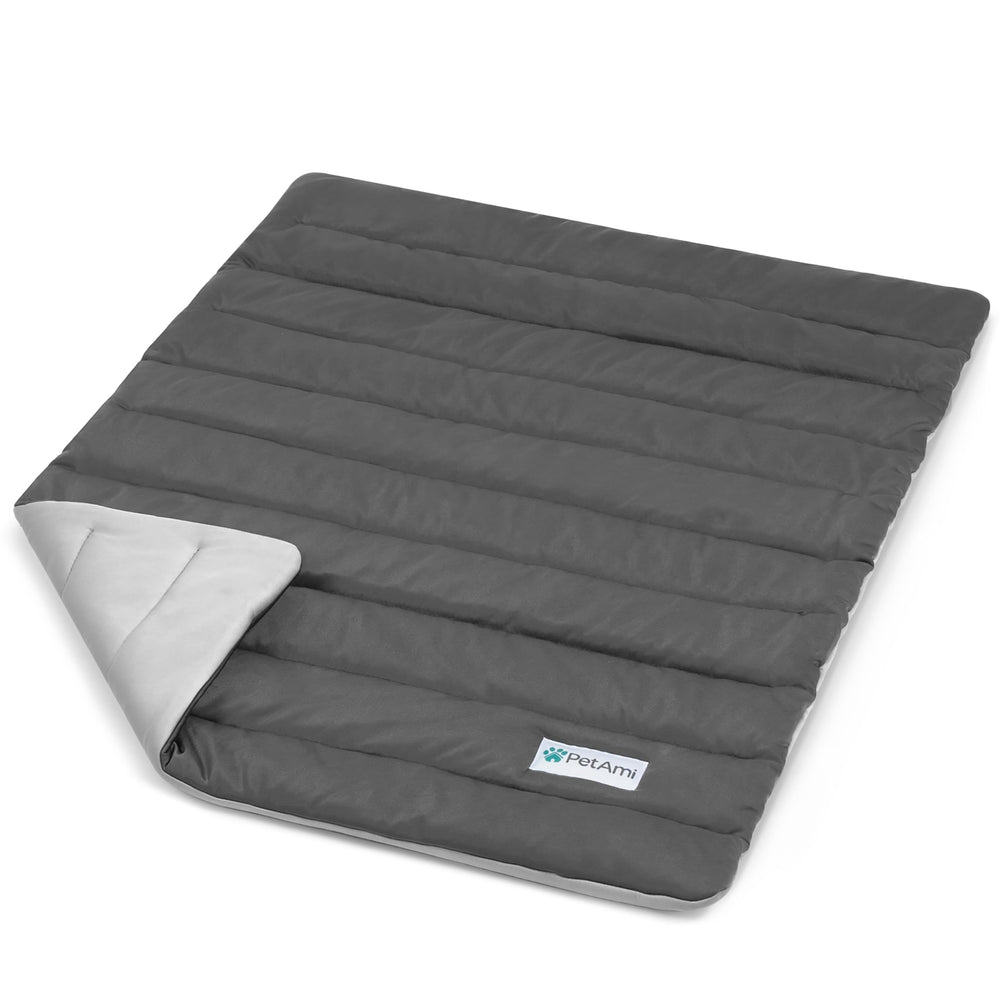 PetAmi dog-cat using cooling pad in cozy setting