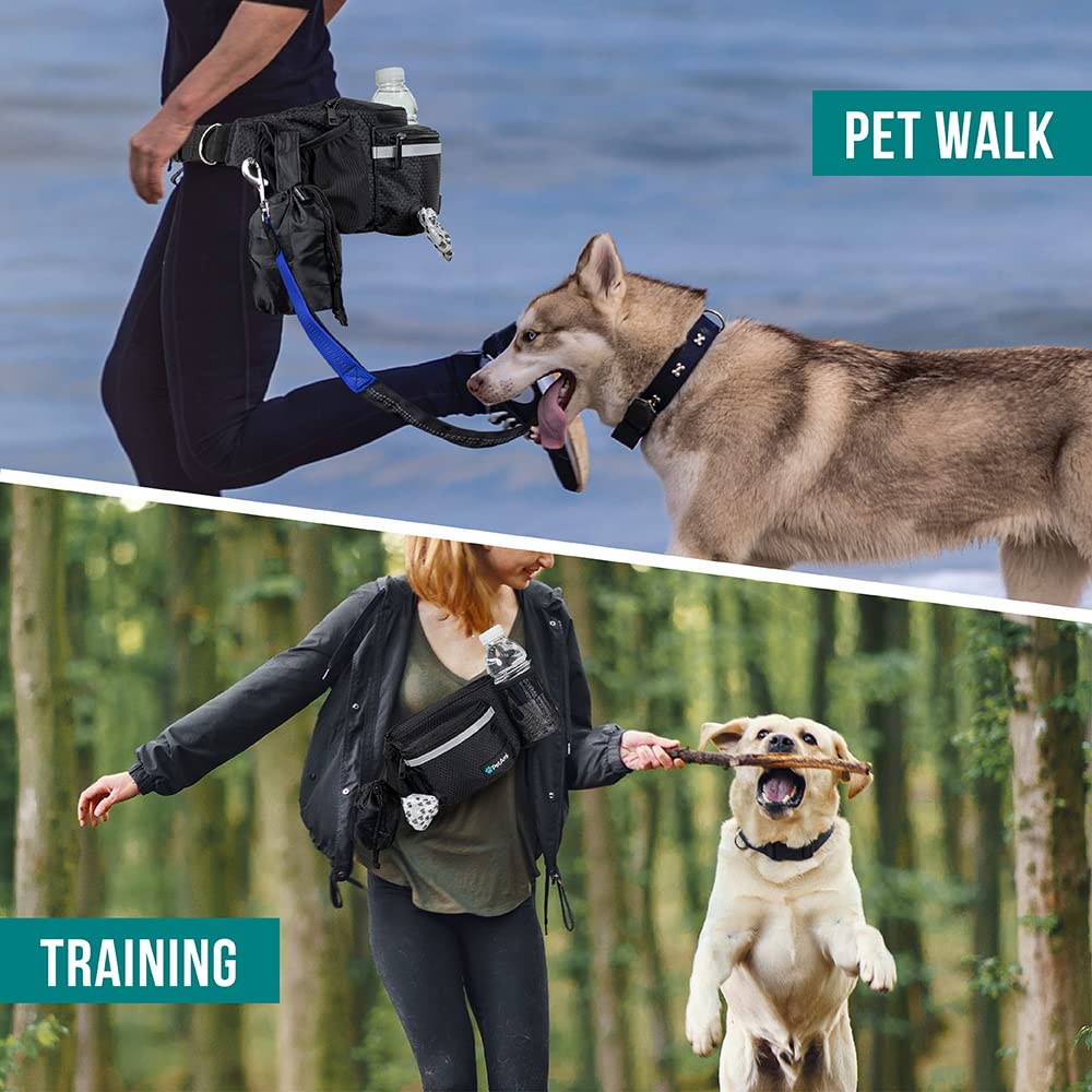 PetAmi fanny pack features reflective stitching for low-light visibility.
