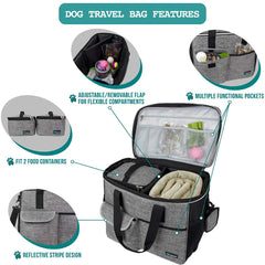 PetAmi dog travel bag airline-approved design ready for plane travel.