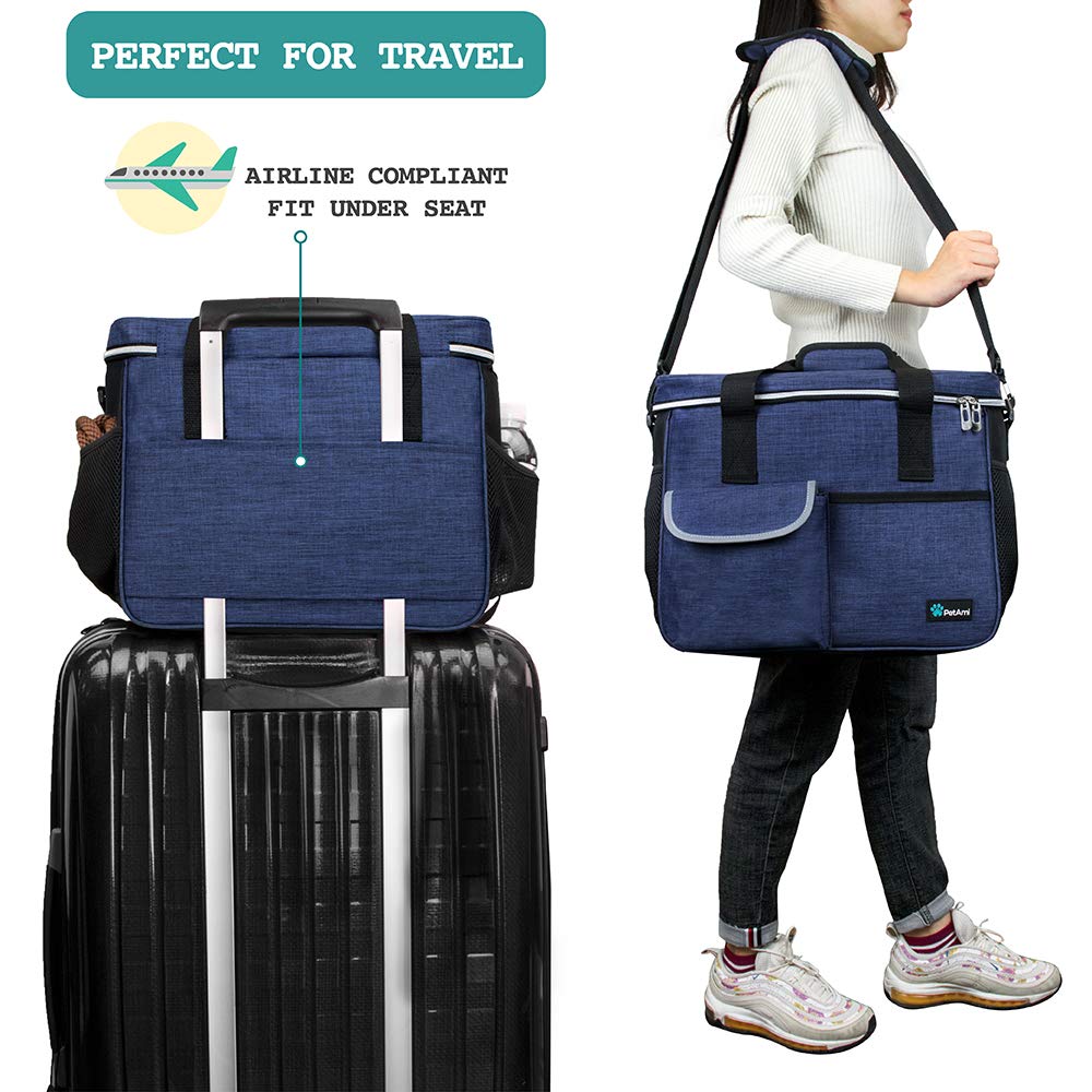 PetAmi Dog Travel Bag airline-compatible design fits under-seat travel.