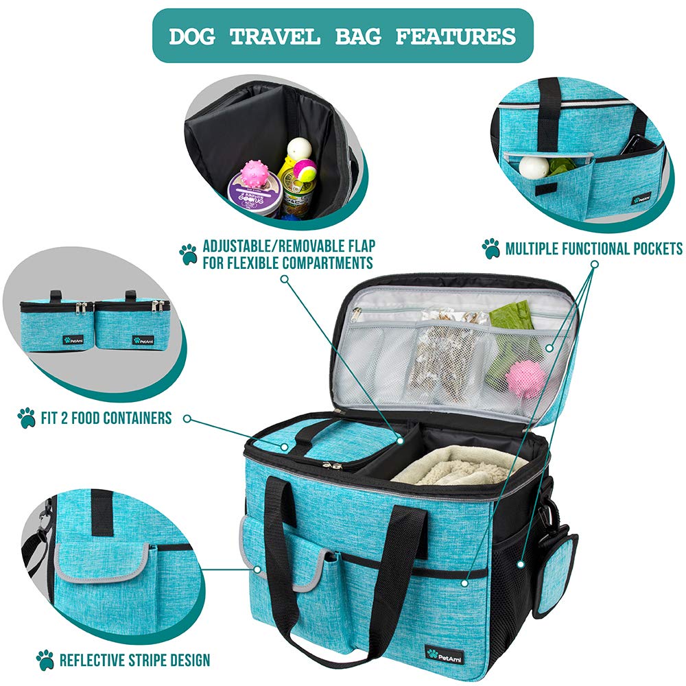 PetAmi Dog Travel Bag airline under-seat design for convenient travel.