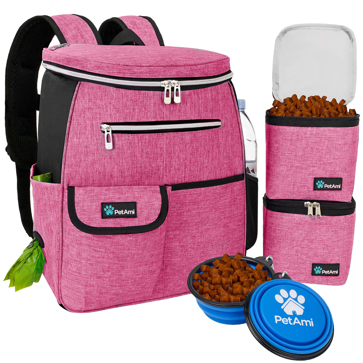 PetAmi dog travel bag backpack airline-approved design for easy air travel.