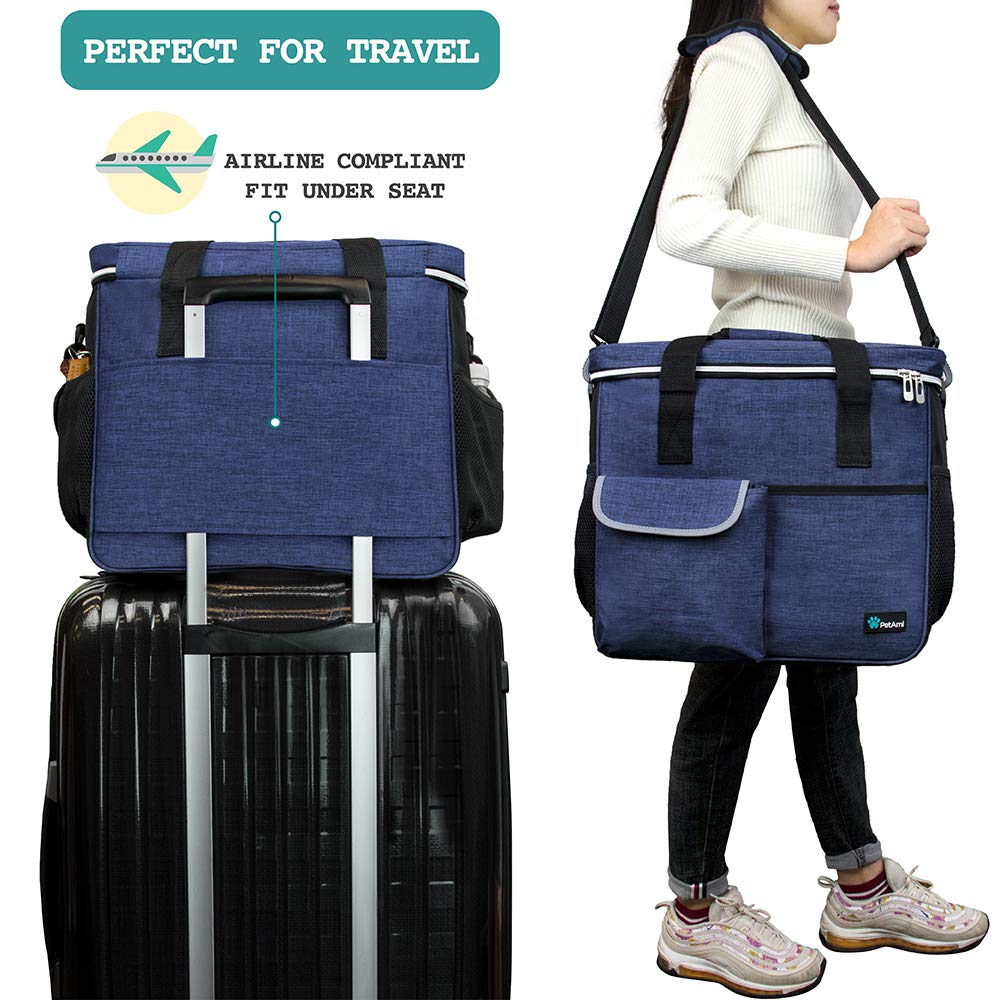PetAmi Dog Travel Bag offers large capacity for camping gear.