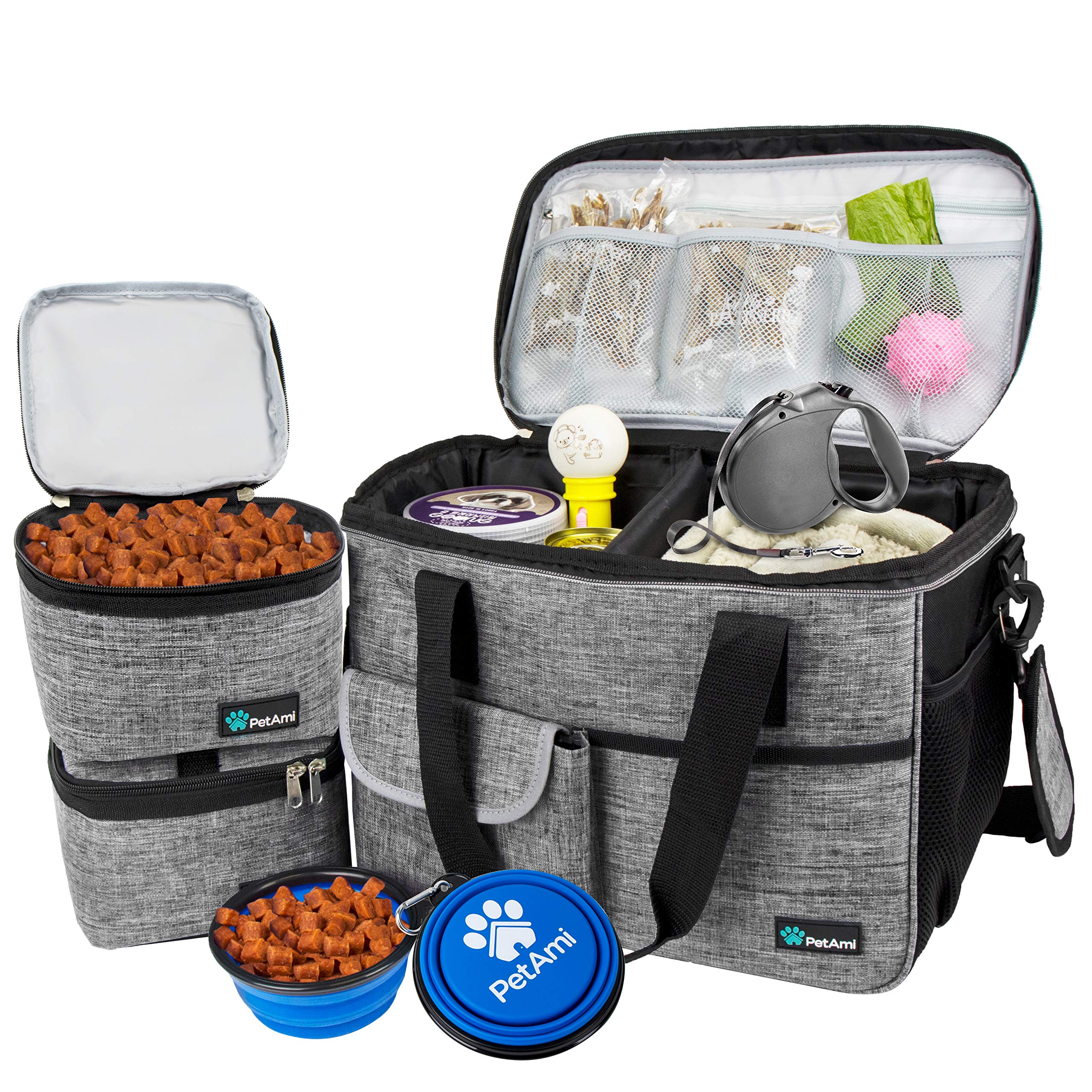PetAmi Dog Travel Bag front view highlights compact medium size for easy weekend trips.