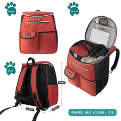 PetAmi dog travel bag with multiple pockets keeps treats and gear organized on adventures.