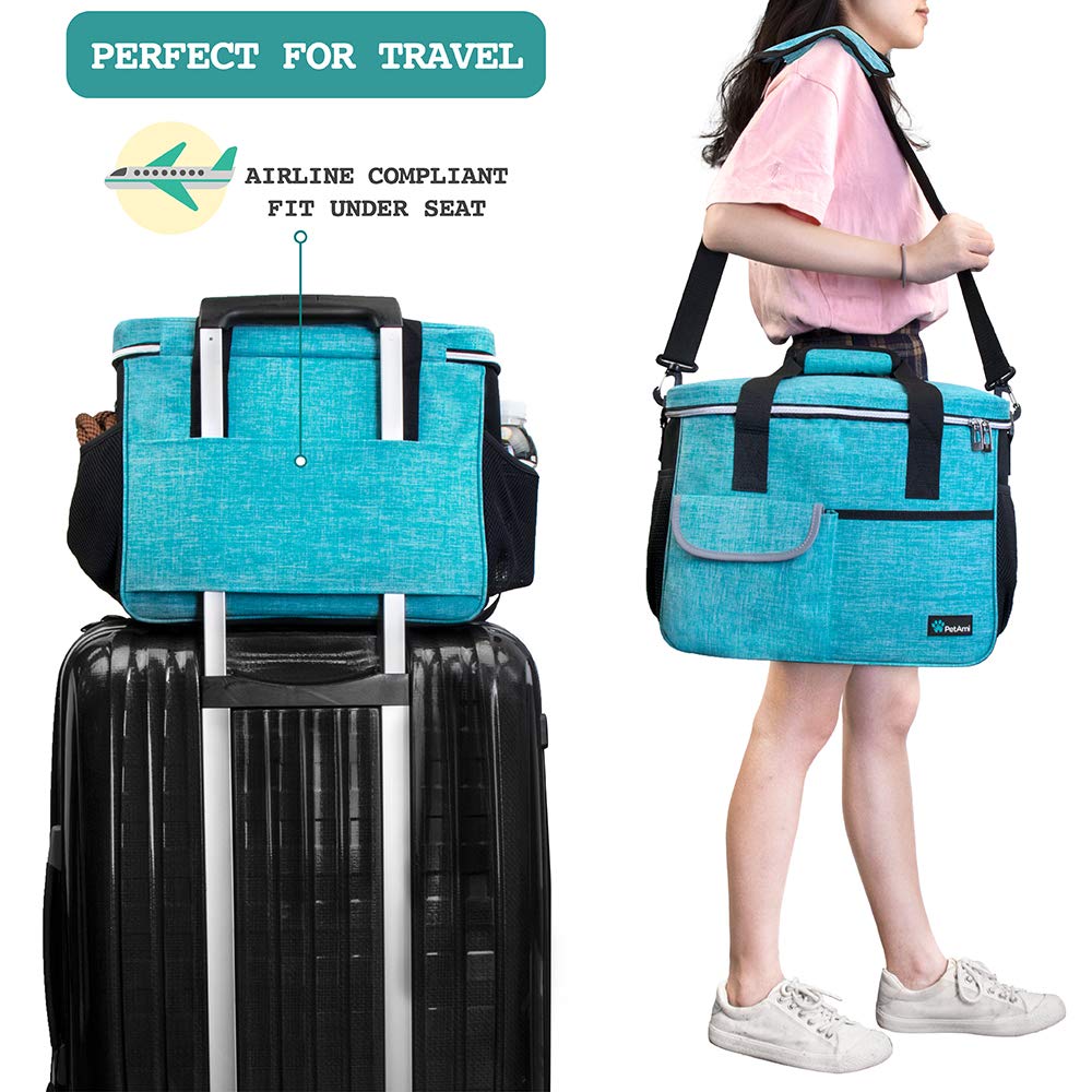 PetAmi Bag water-repellent fabric protecting gear in adverse weather.