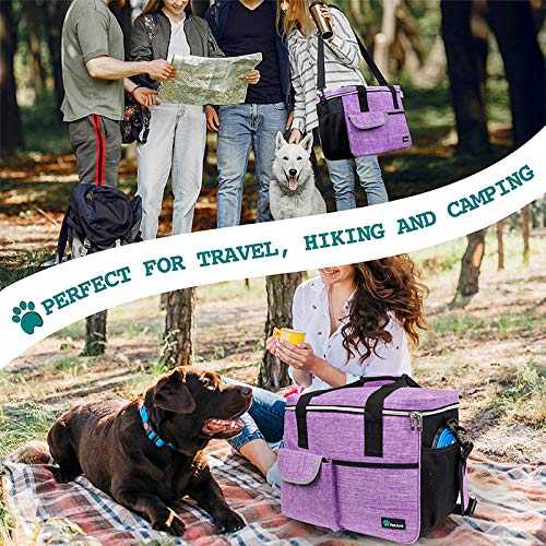 PetAmi Dog Travel Bag waterproof material emphasizing durability in wet or rugged conditions