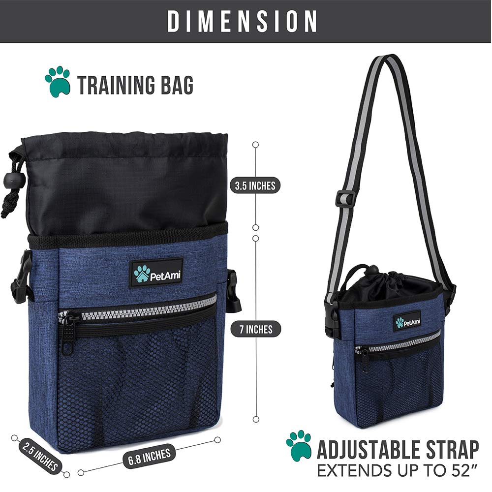 PetAmi Dog Treat Pouch three-way wear offers hands-free convenience