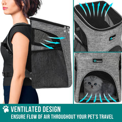 PetAmi durable 6000D polyester for lasting travel use