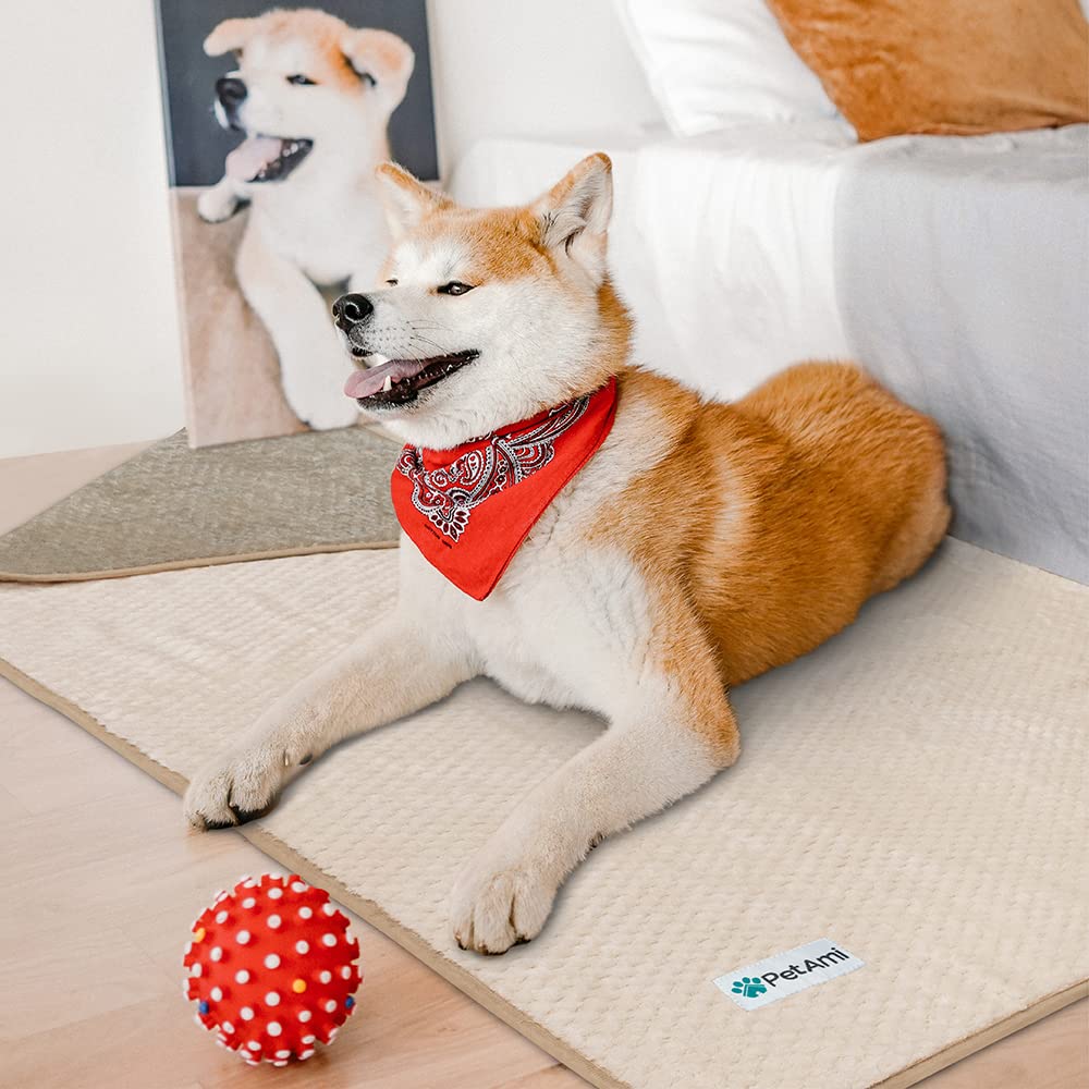 PetAmi durable couch cover blanket keeps furniture protected during messes