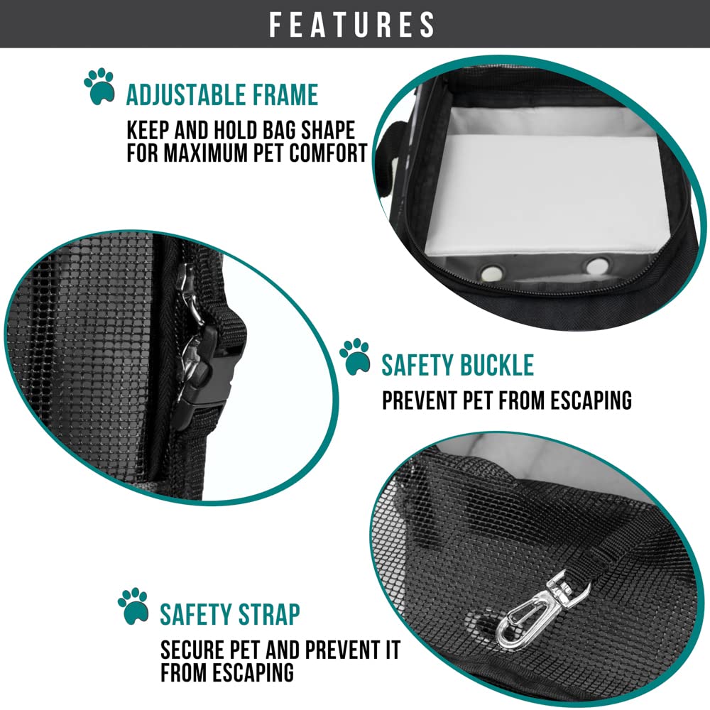 PetAmi durable 6000D polyester construction for long-lasting protection.