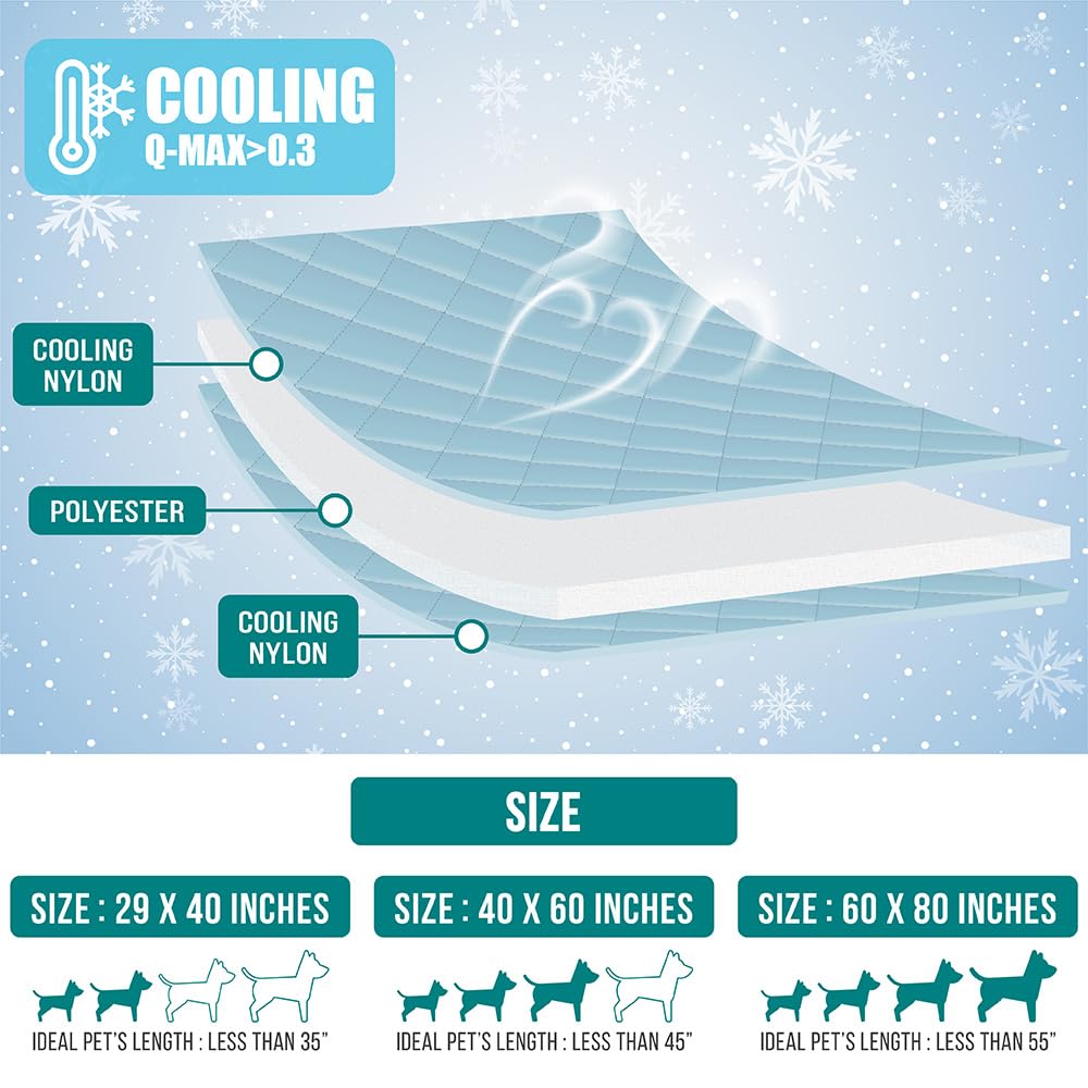 PetAmi fabric close-up highlights cooling nylon-polyester for year-round comfort