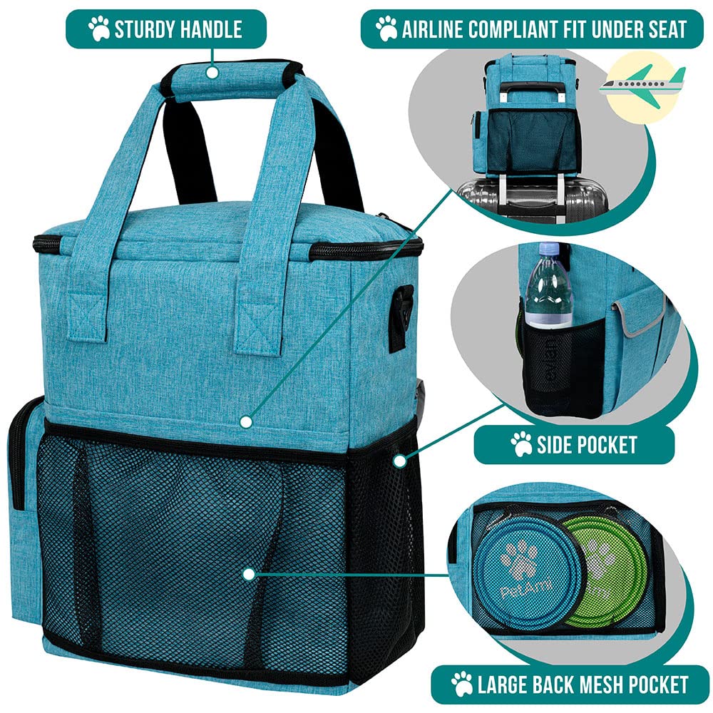 PetAmi feeding mat with water-resistant surface for easy cleanup.