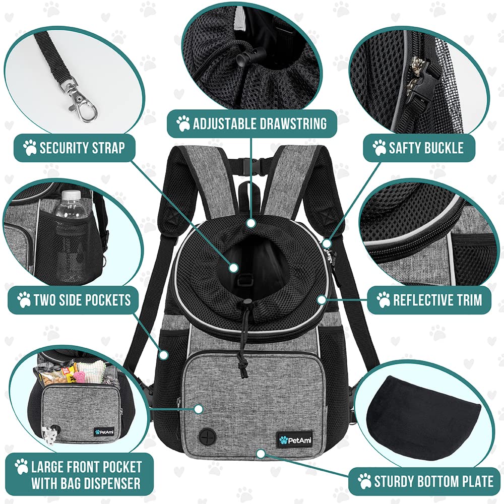 PetAmi expandable side panel provides extra room for comfort.
