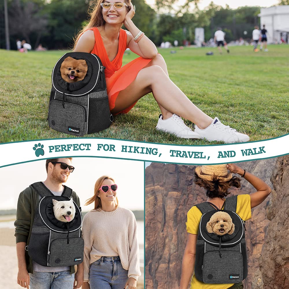 PetAmi front carrier side expandable panel adds room for pets