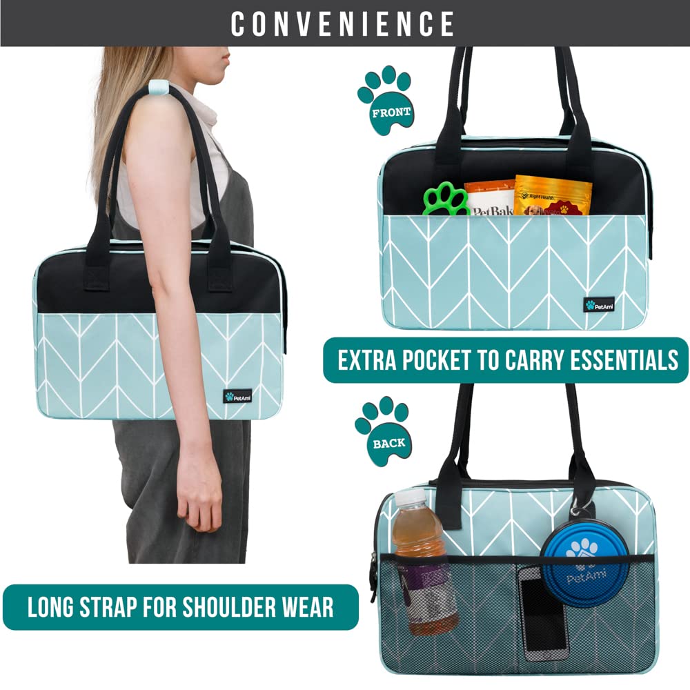 PetAmi front pocket organizer stash treats and toys for travel