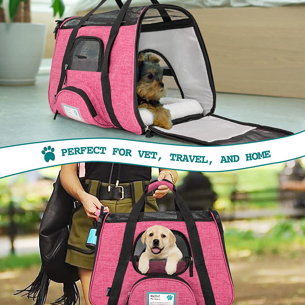 PetAmi front zipper pocket stores treats, ID, and small essentials