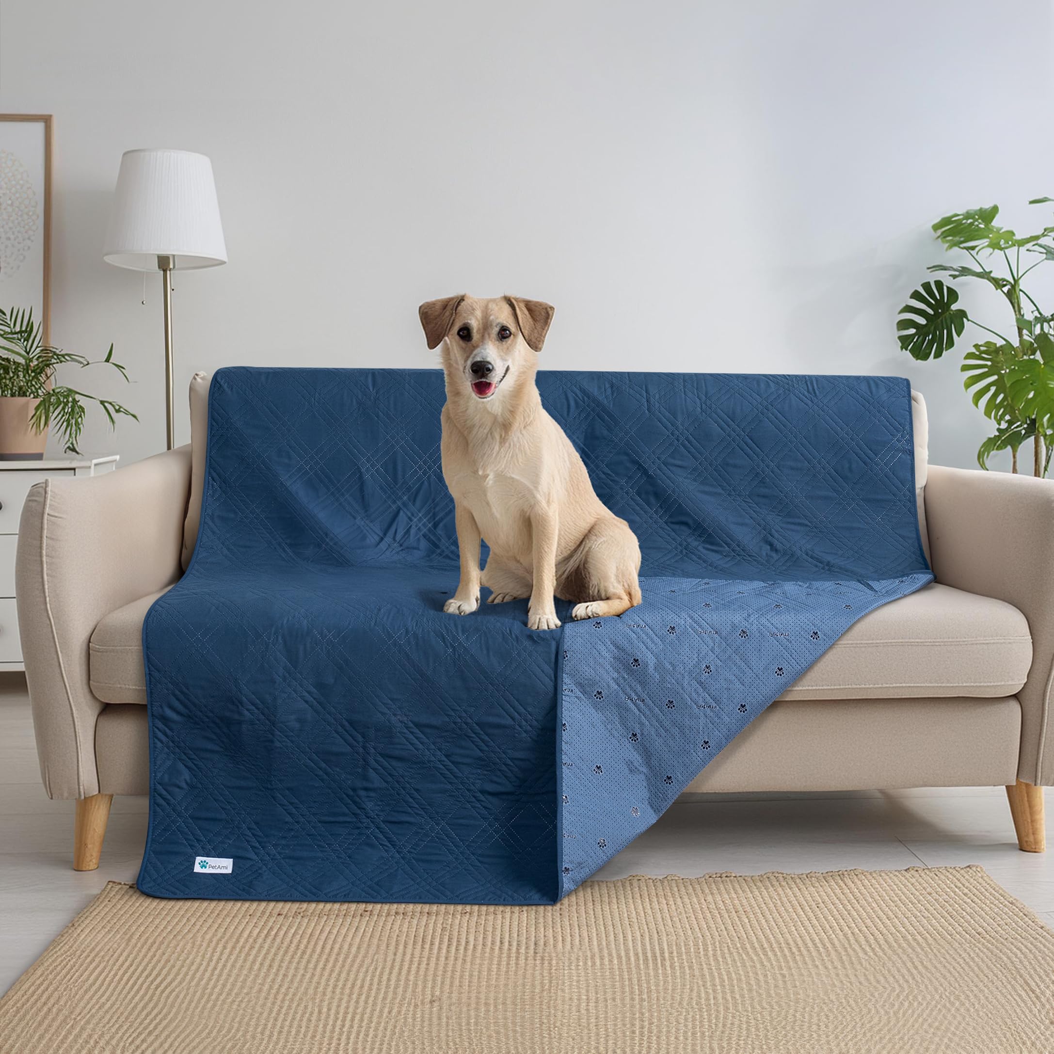 PetAmi indoor-outdoor furniture cover blue suitable for any space.