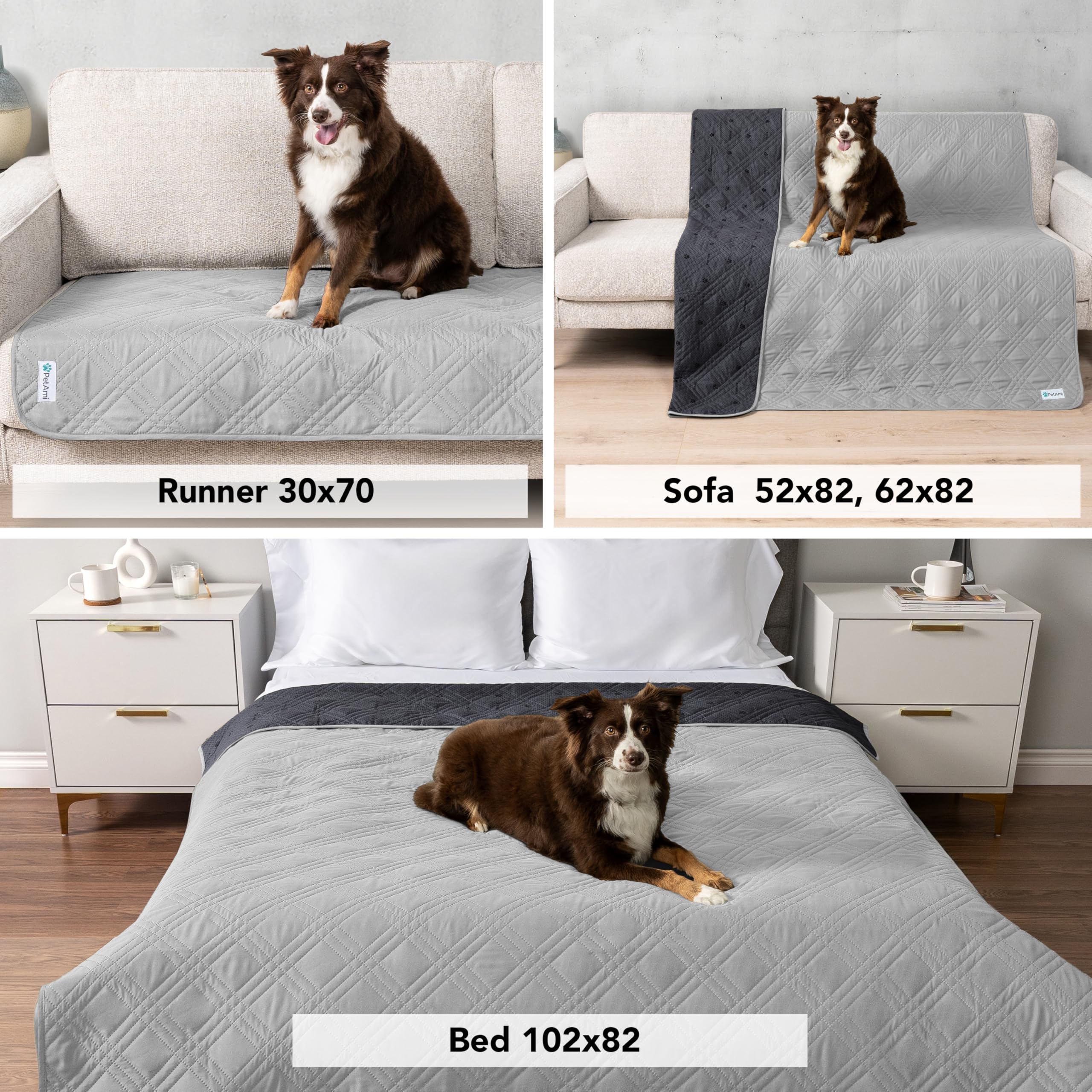 PetAmi machine-washable dog blanket makes cleanup quick and simple.