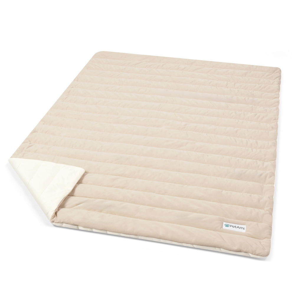 PetAmi machine washable pet mat is easy to clean after play