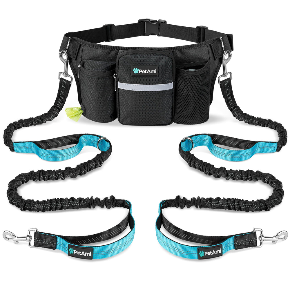 PetAmi versatile design supports running, biking, hiking with your dog.