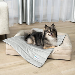 PetAmi pet couch cover gray protecting sofa from fur