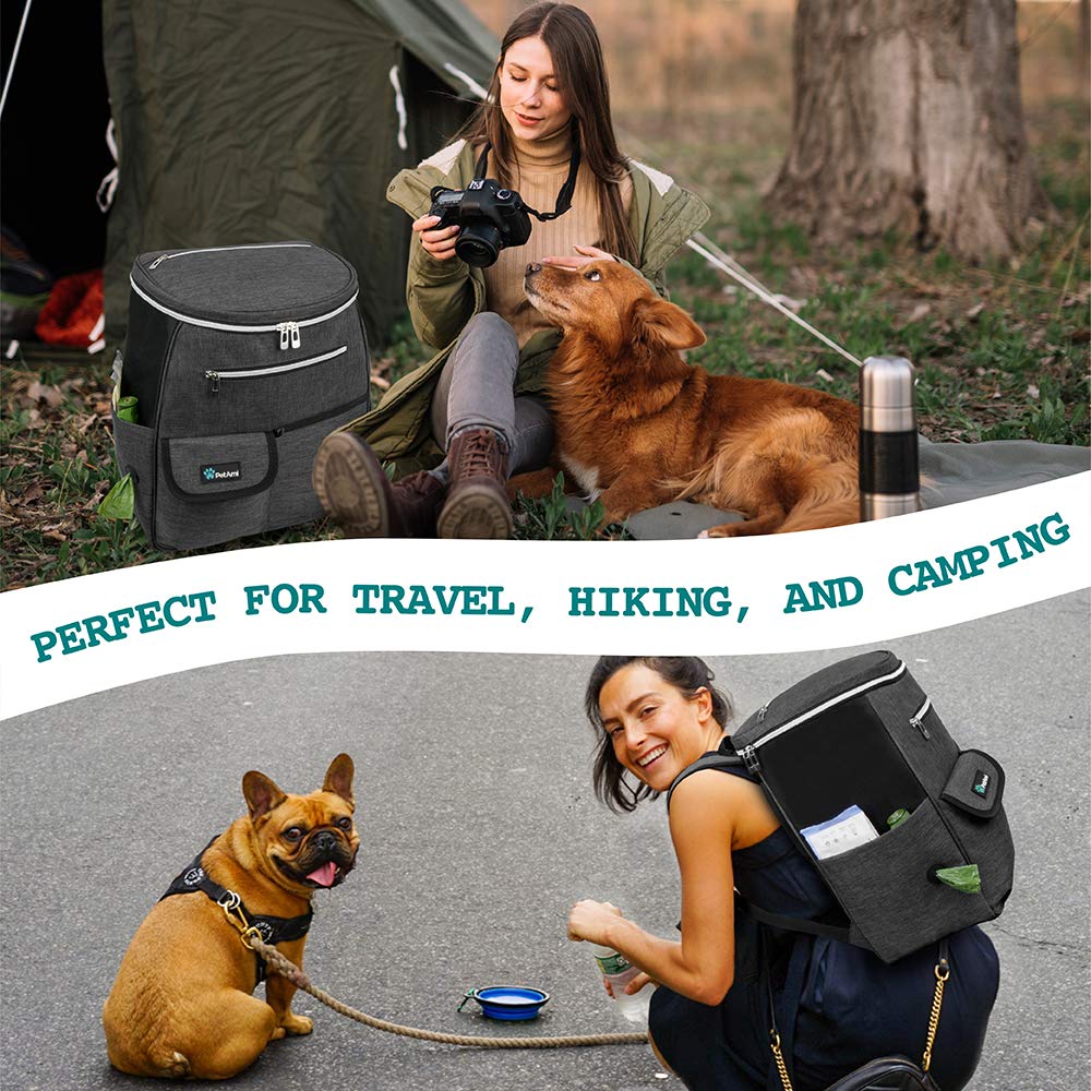 PetAmi poop bag dispenser offers quick cleanup during adventures.