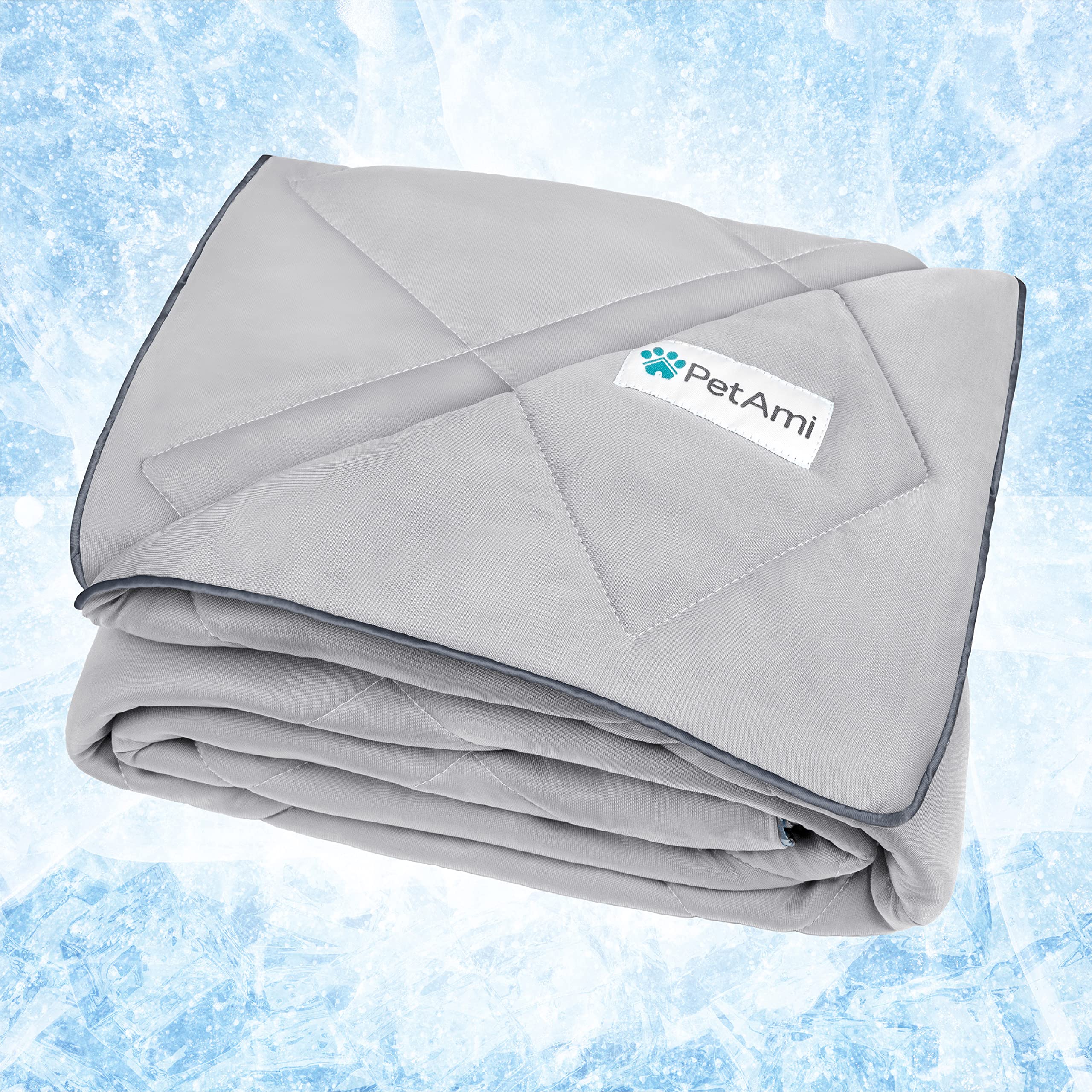 PetAmi premium cooling blanket machine-washable for hassle-free cleaning.
