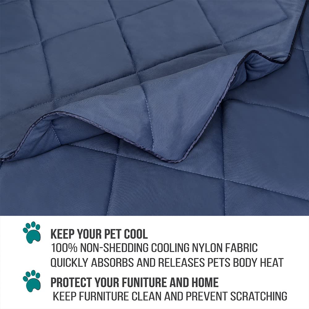 PetAmi blanket closeup shows plush texture and silky hand feel.
