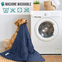 PetAmi Premium Cooling Dog Blanket dogs resting, ideal for warm-weather use.