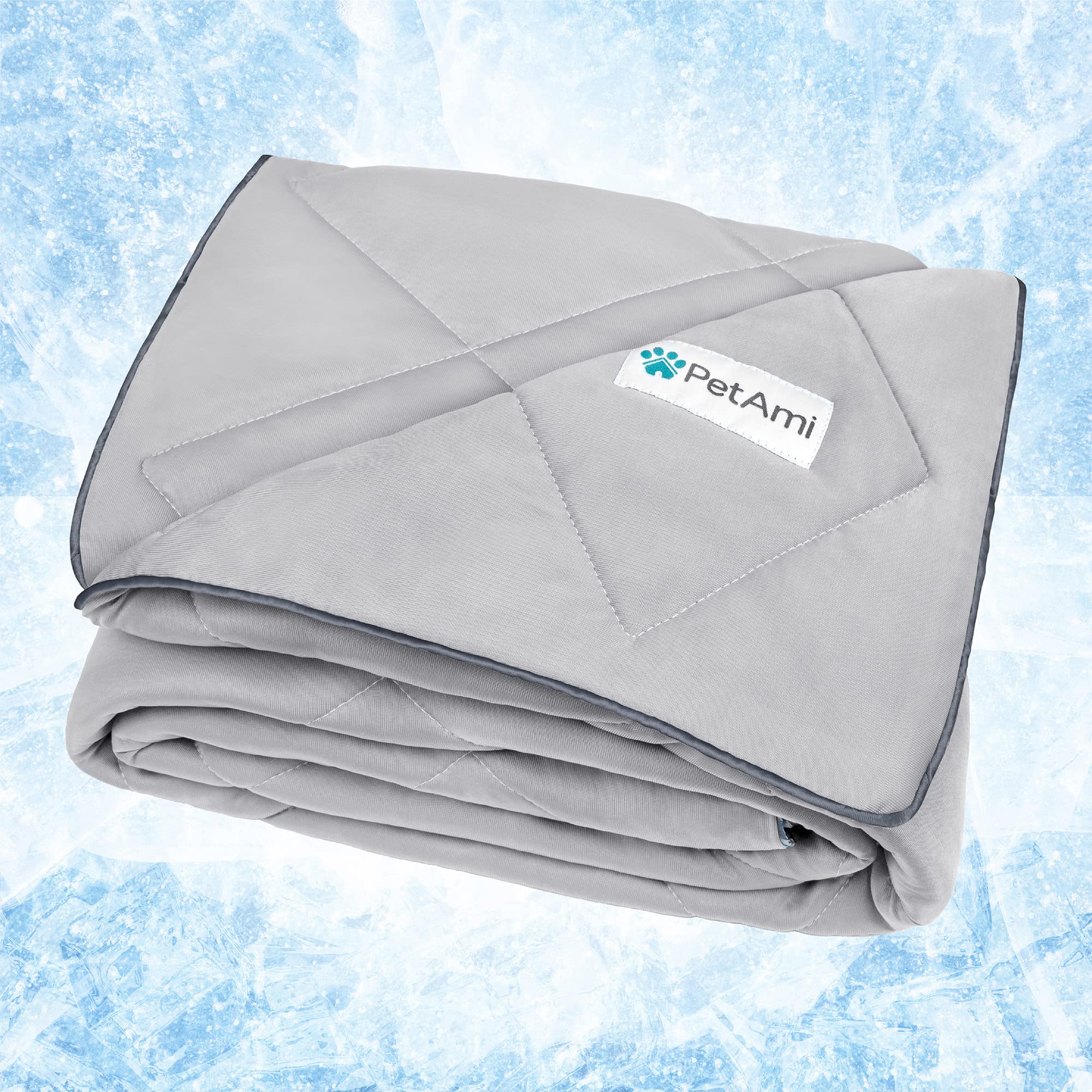 PetAmi Premium Cooling Dog Blanket overview highlighting year-round comfort
